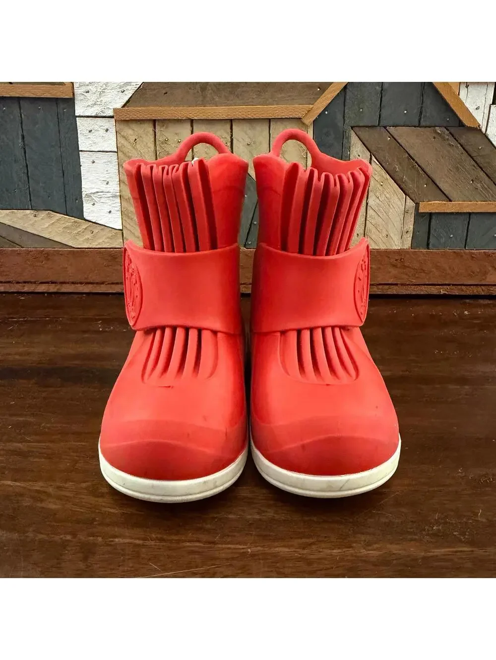Butler Kids Youth Emperor Slip-On Overboots Red 9‎